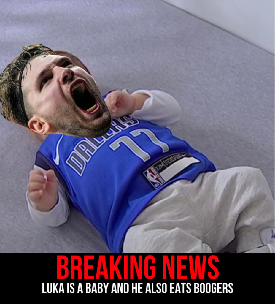 Luka Eats Booger then Chokes at Free Throw Line: Confirmed Baby?