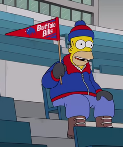 How the Bills would be in the Super Bowl if AFC Championship was Played in Springfield with the Simpsons