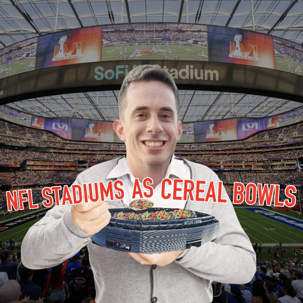 If I was a Hungry Giant and Wanted to Eat Giant Cereal Out of an NFL Stadium – Ranked